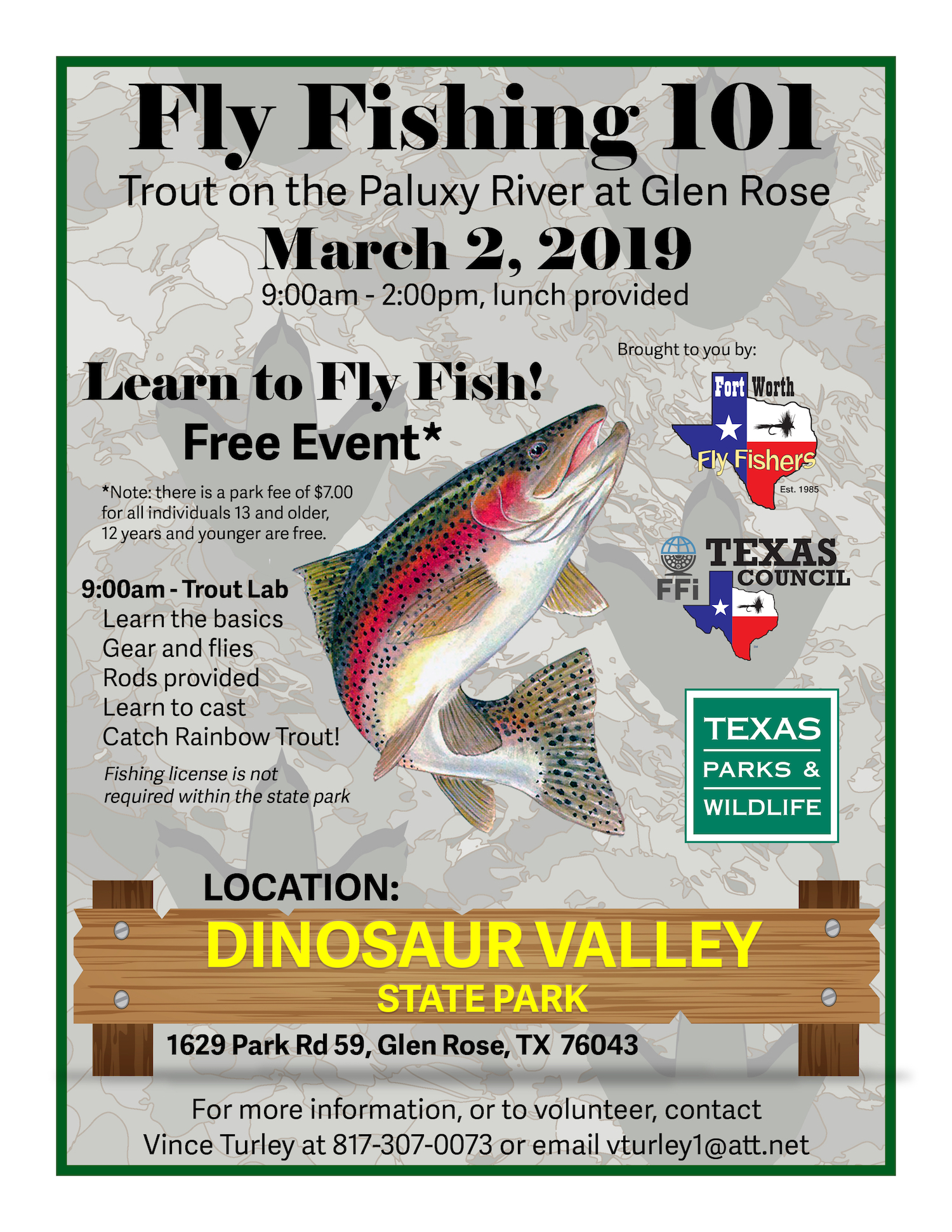Join us for a special Fly Fish 101 on the Paluxy River on March 2