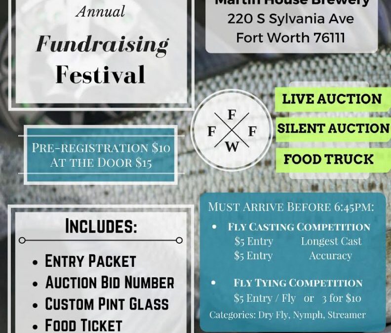Deadline for Annual Fundraising event early bird registration is 4/22