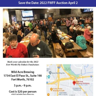 FWFF Auction is April 2. Plan to attend NOW!