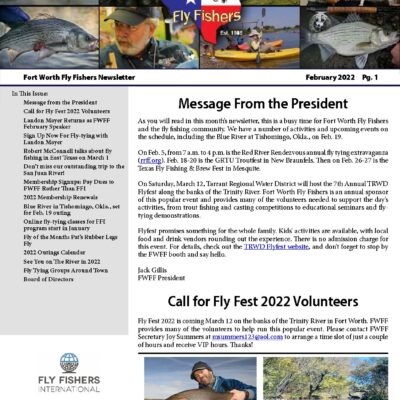 February 2022 Newsletter