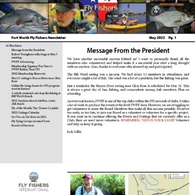May 2022 Newsletter